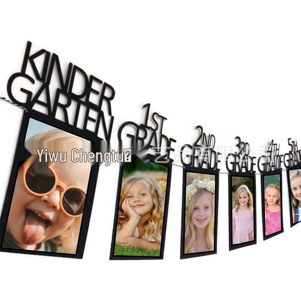 2025 Graduation Party Decoration Set: 13-Piece Banner & Photo Frame