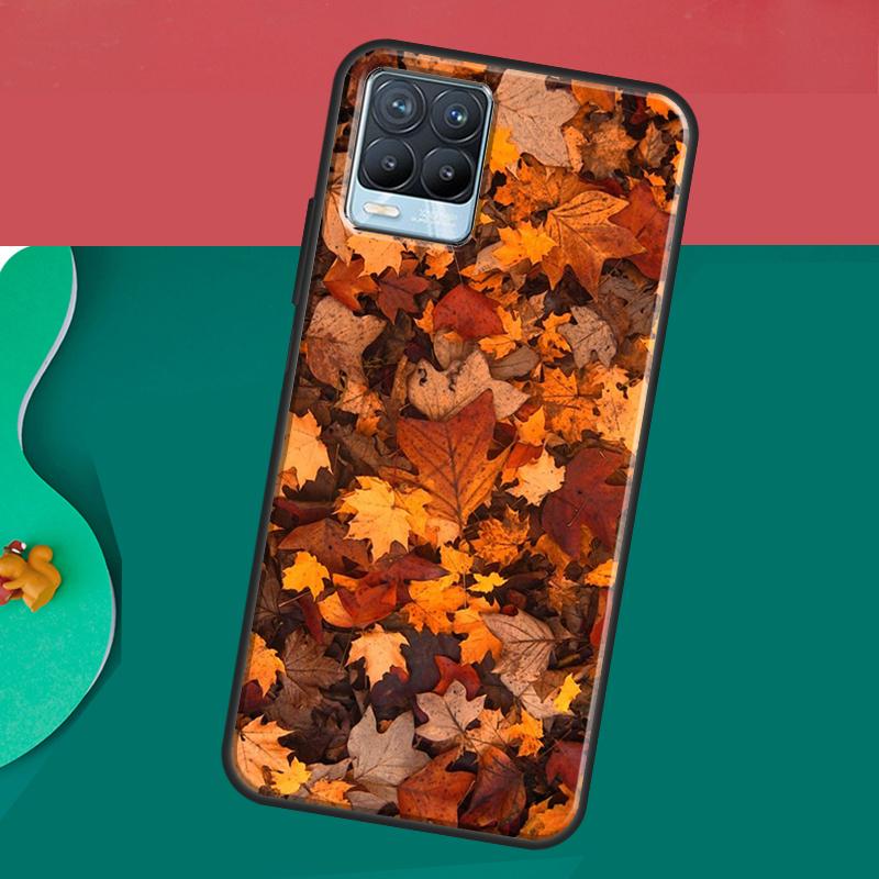 Autumn Leaves Fall Halloween Case For Realme 10 9 11 Pro Plus GT Neo 5 2T 3T C11 C15 C21Y C25s C30 C31 C33 C35 C55 Cover