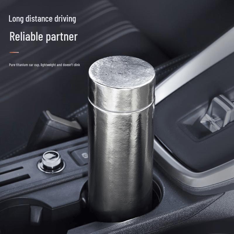 TAFUCO Pure Titanium Thermos Bottle with Tea Infuser