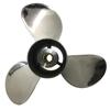 Boat Propeller 9.9x12 Fit for Mercury Outboard 25HP-30HP 3 Blades Stainless Steel 10 Tooth OEM NO: 48-19639A40 9 7/8x12