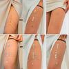 Wind Sexy Pure Desire Butterfly Tassel Elastic Thigh Chain Leg Chain Female Sweet Cool Star Chain Leg Ring