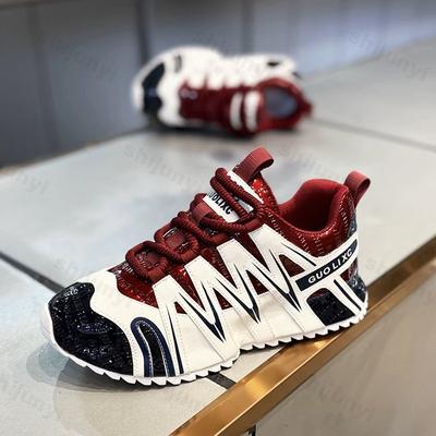 Men Vulcanized Shoes Platform Comfortable Casual Shoes 2026 Spring Anti Slip Sneakers Fashion Thick Soled Outdoor Sports Shoe