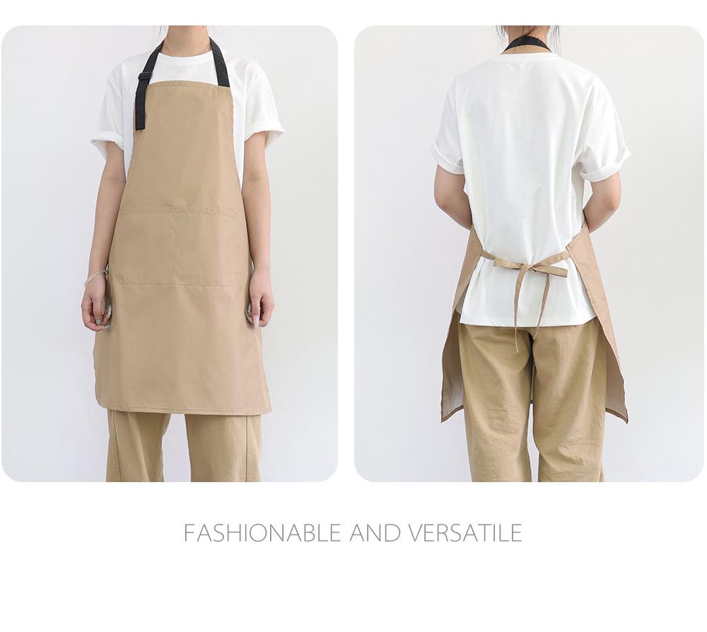 New Style Stain-Proof Neck Apron: Ultra-Thin, Custom Logo, Perfect for Kitchen, Painting, and Catering.
