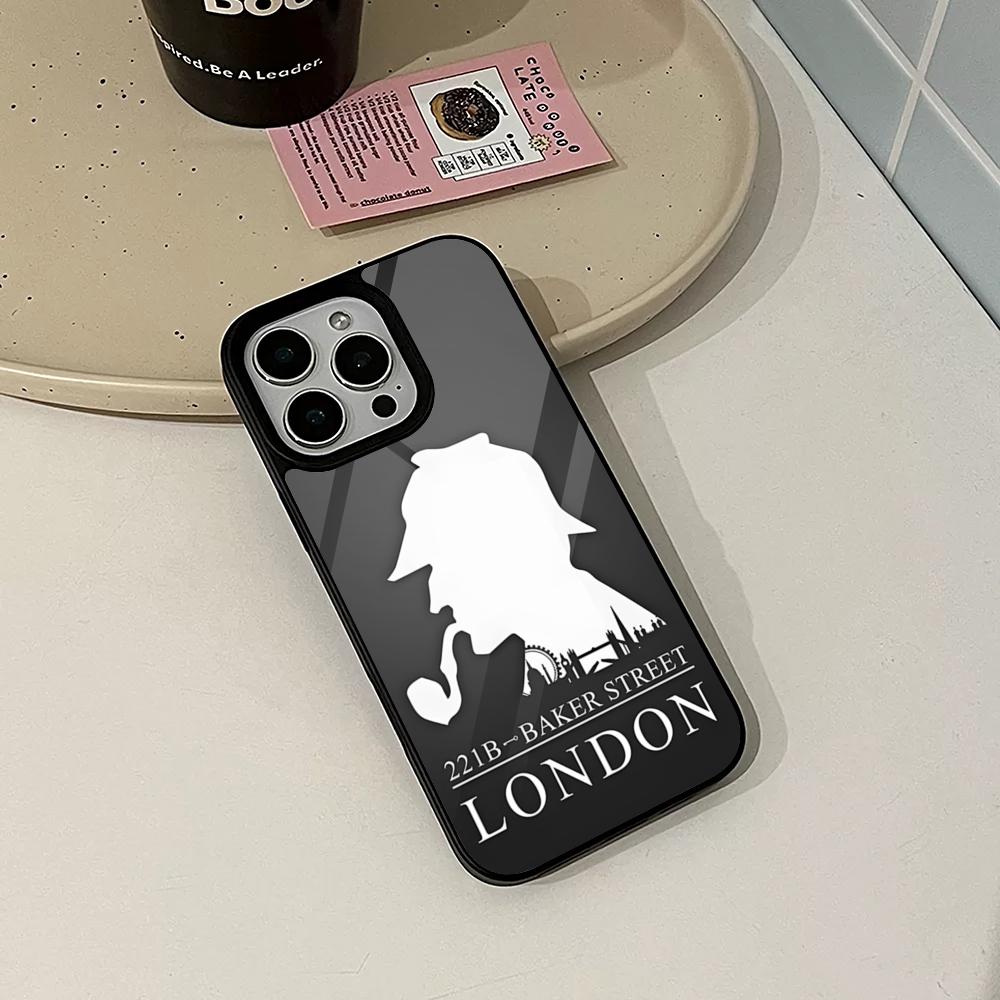 

Sherlock Holmes Museum Phone Case for Iphone 17 16 15 14 Air 13 12 11 Pro Max Mini Plus Fundas Shell PC+TPU Cover iPhone 16