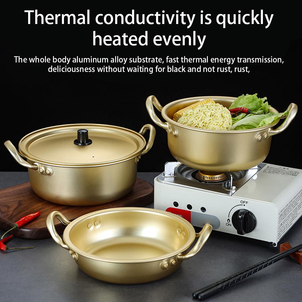 Noddle Spaghetti Boiling Pot Outdoor Fast Heating Aluminum Cooker Home Restaurant Picnicking Cooking Tool Kitchen Gadget