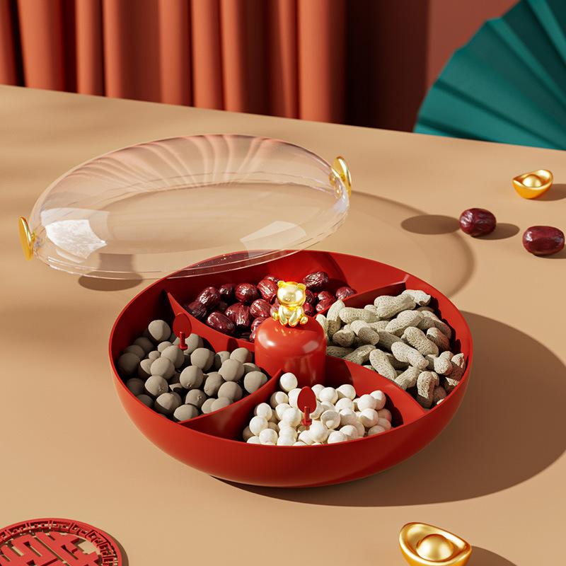 Fruit Tray  Living Room  Home Coffee Table  Fruit Tray New Style Candy Box  Dried Fruit Tray  Festive Wedding Snacks Placement Tray