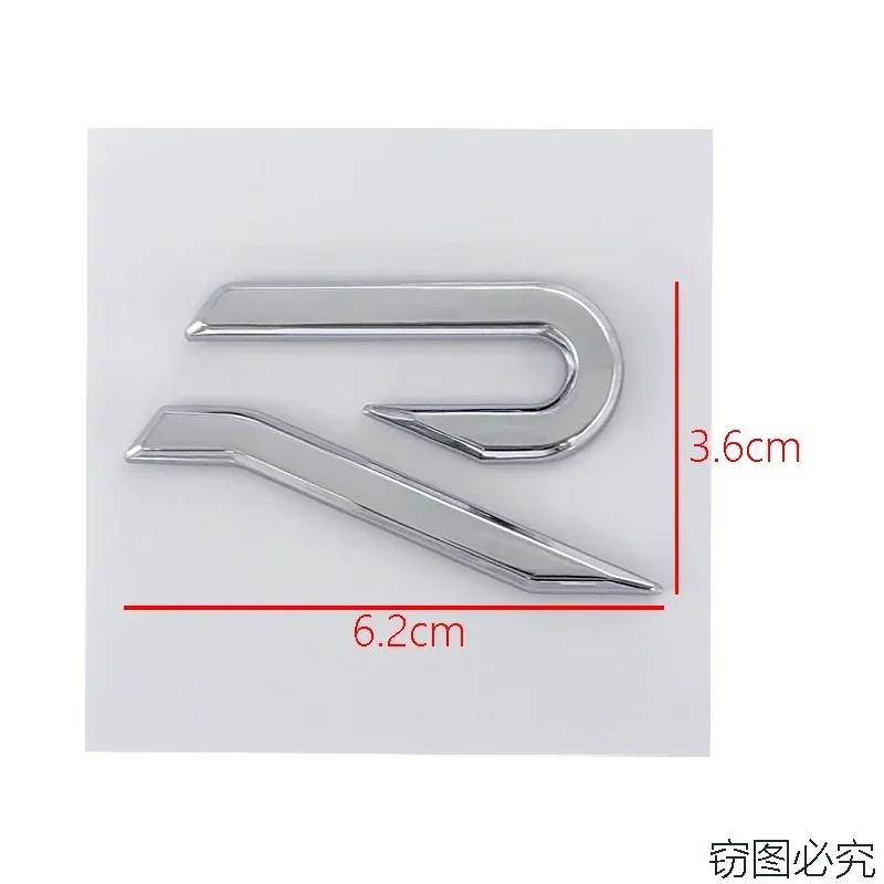 AABIO1 6.2x3.6cm ABS Car Body Sticker Rear Trunk Emblem for Volkswagen Golf 5 6 7 8 MK8 MK6 MK7 Scirocco Passat Beetle Jetta R36 R32