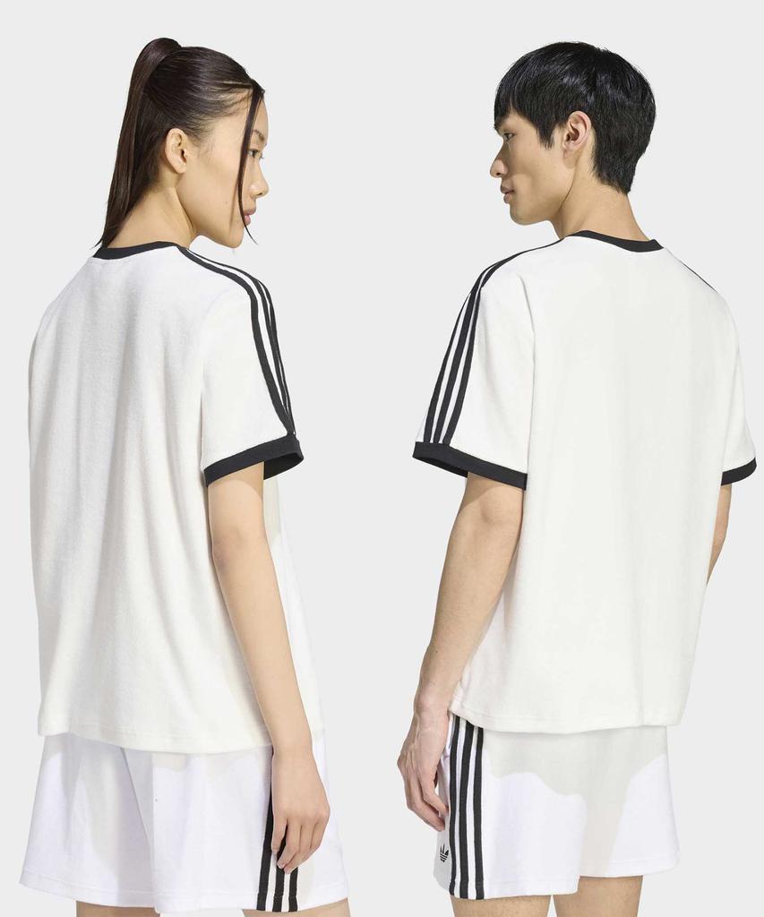 ADIDAS Terry Cali Tee - Cloud White:Black / Kw7400