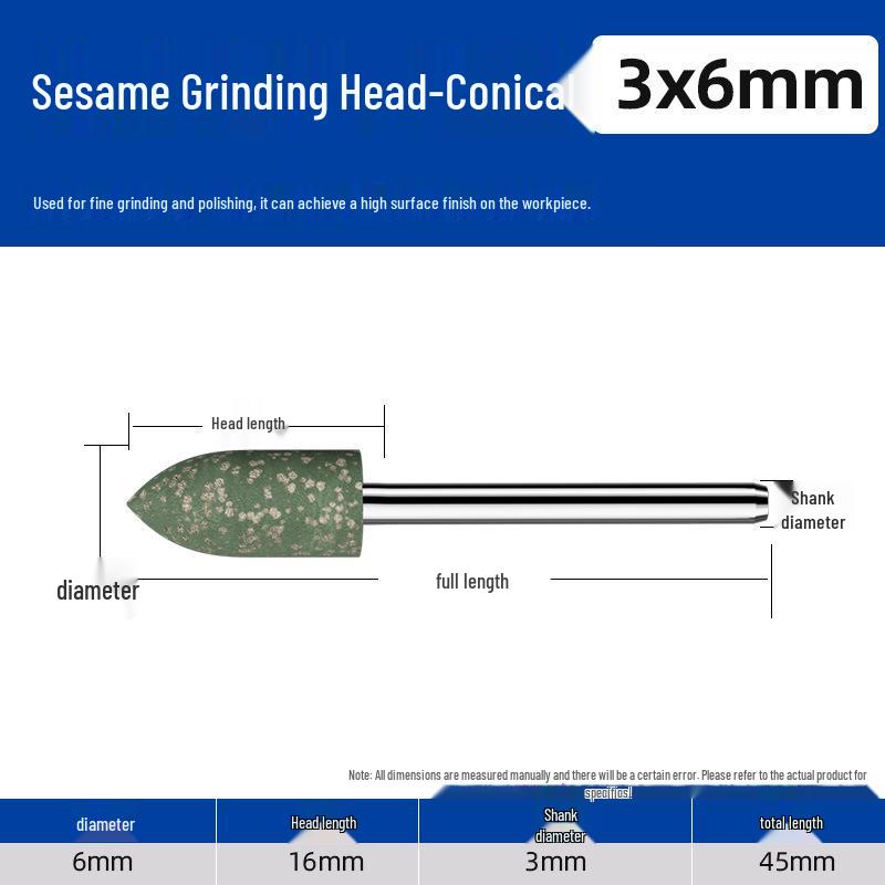 

Кунжутная полировальная головка для электрических шлифовальных машин: Нефритовый камень резиновый шлифовальный круг