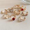 European Style Pleated Open Ring: Exquisite, Luxe Design for Women
