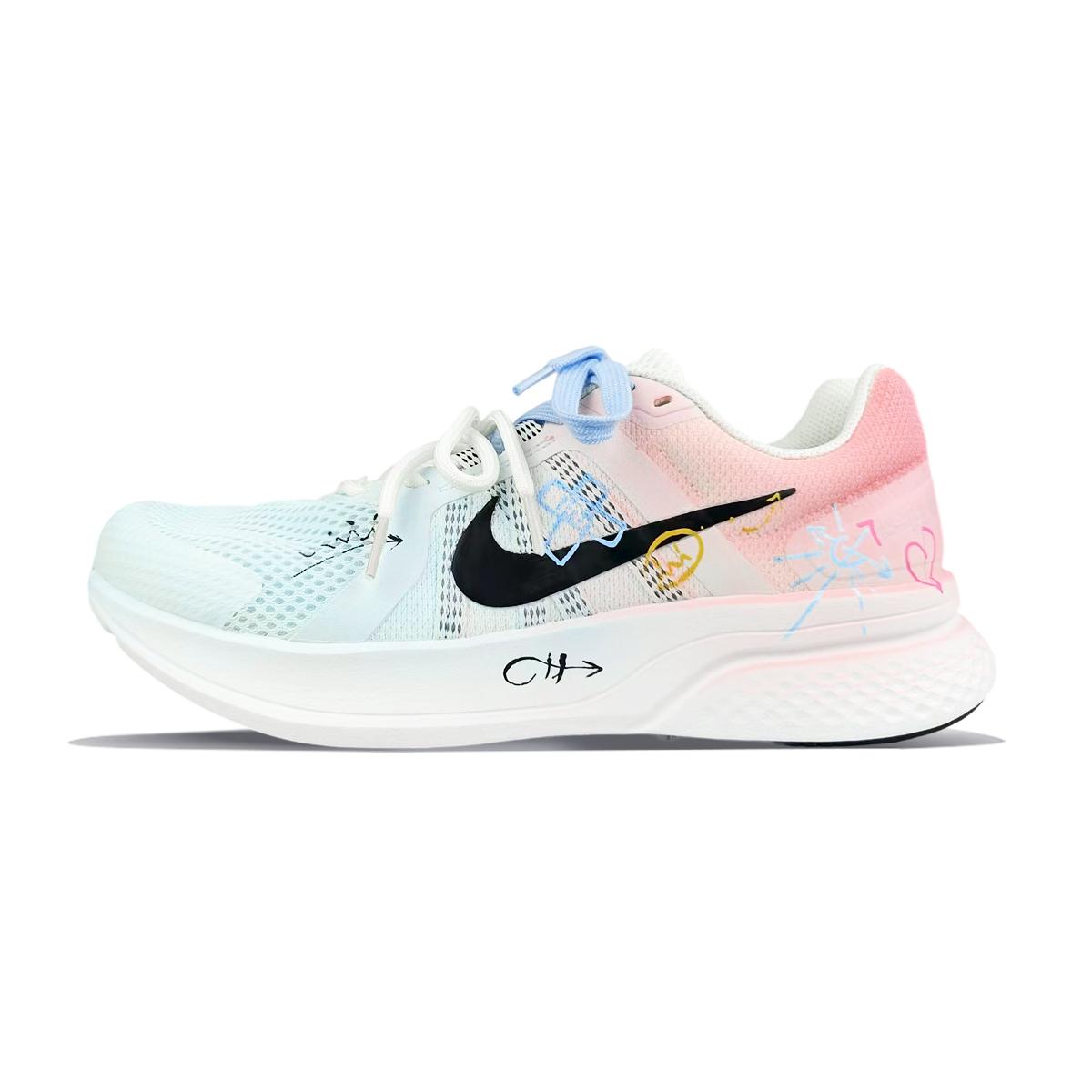 

Nike Run Swift 2 Fabric Low top Running Shoes Men s Pink Blue CU3517-101(Team40-) 44