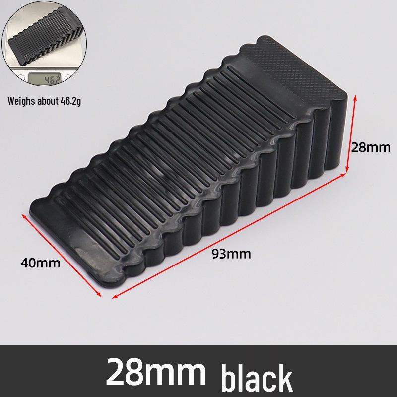 Windproof Non-Slip Door Stopper: Anti-Collision and Anti-Pinch Rubber Wedge