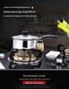 18cm Stainless Steel Non-Stick Saucepan: Single-Handle, For Baby Food, Soup, Milk & Instant Noodles, Induction Compatible.