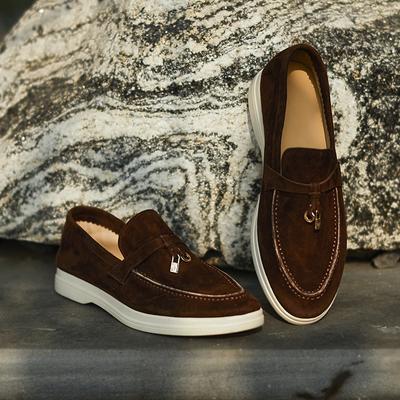 Novos mocassins de couro com sola plana, sapatos casuais femininos, mocassins preguiçosos, casuais, mocassins, sapatos casuais para todas as estações, 34-39