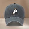 Trendy and Comfortable Adjustable Peaked Trucker Hat with Printed Flat Duck Pattern Baseball Cap