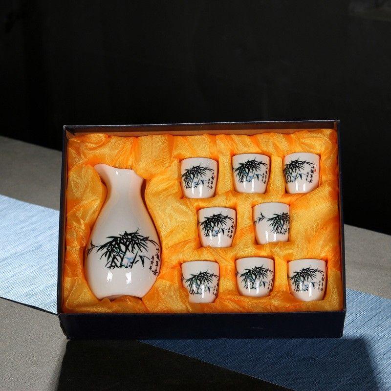 Traditionelles chinesisches Glas Baijiu Set