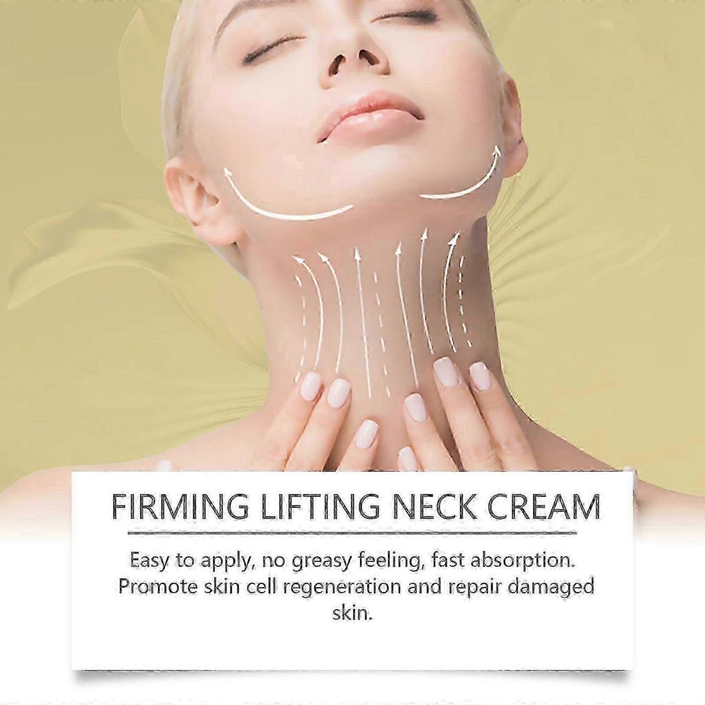 AH-8 Firming Neck Cream for Crepey Skin Care, Double Roller Massage, Moisturizing, Nourishing, Anti-Aging Neck Cream for Tightening and Firming 120g