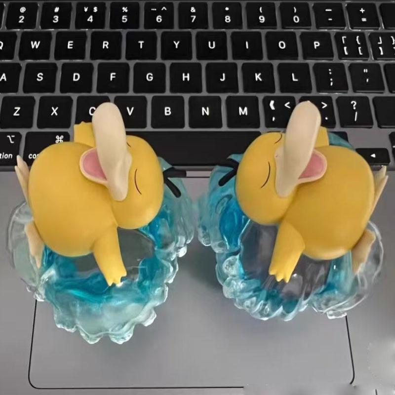 Anime Figure Cute Sleep Psyduck Statue Doll Model Desktop Decoration Collection Children Birthday Toys Gifts