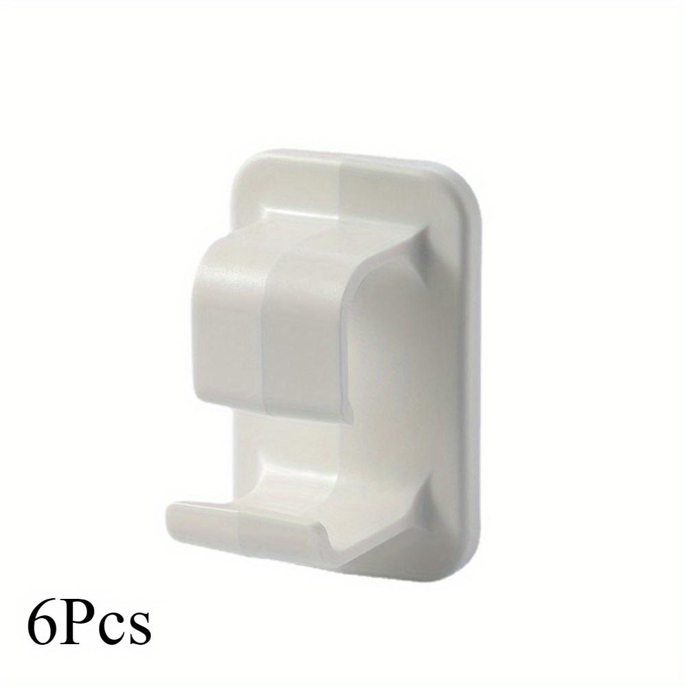 

6 шт. Крючки для умывальника Самоклеящиеся крючки Стойка для хранения Настенный держатель для умывальника Домашние принадлежности для ванной комнаты и кухни 6Pcs