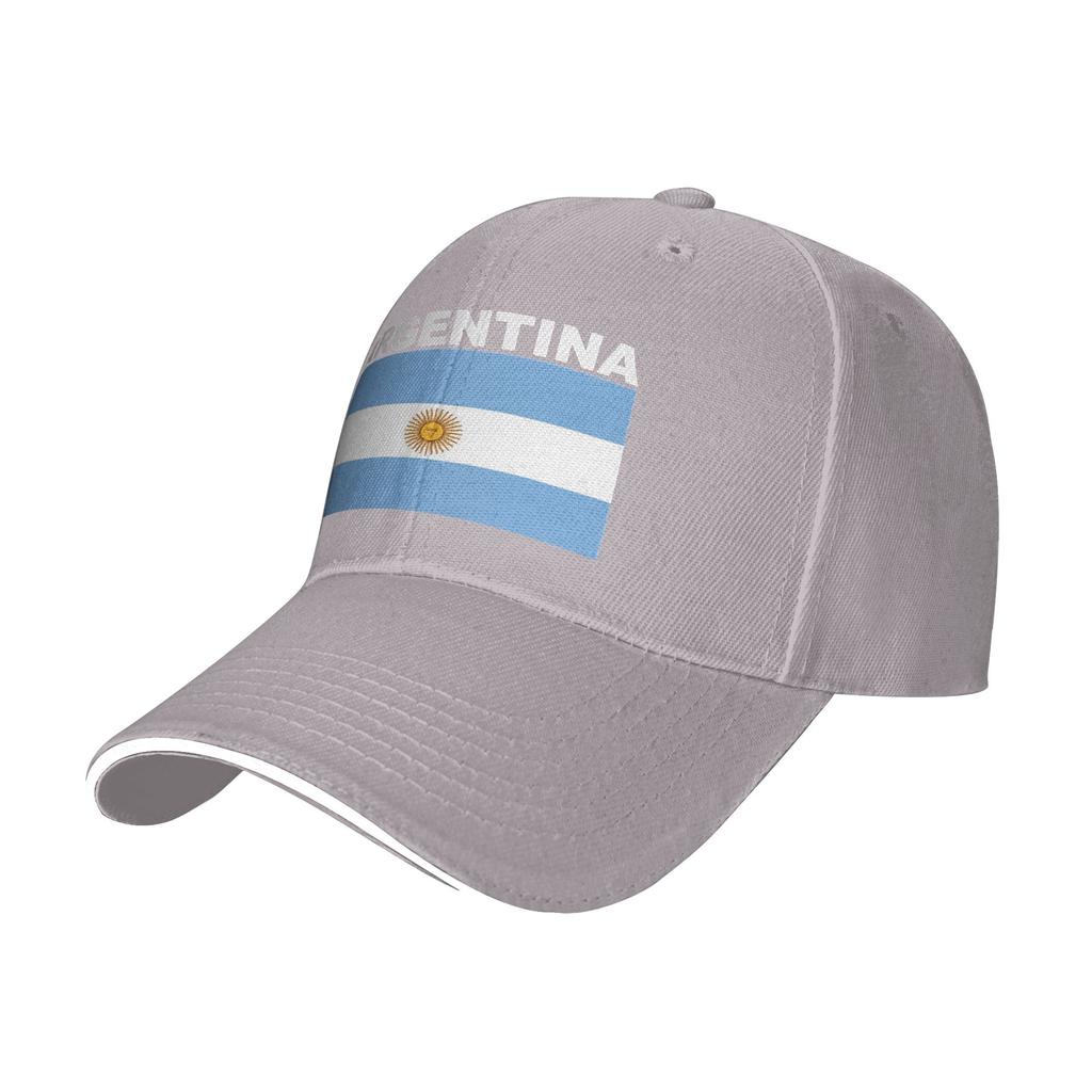 Flaga Argentyny Casualowa Czapka Baseballowa Tenisowa Skate Truckerka Letnia Regulowana Unisex Młodzieżowa DIY Nadruk Czapki Baseballowe