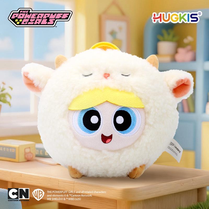 Powerpuff Girls Bubbles Plush Decompression Money Box - Cute Cartoon Doll Birthday Gift