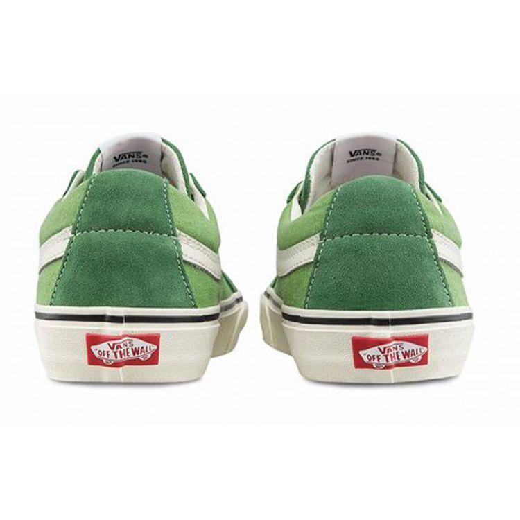 Vans Sk8 Low Reissue Sf Canvas Round Toe Lace-Up Low-Top Skate Shoes Unisex sneaker Grass-Green VN0A4UWI4WS