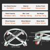 2PCS 55 Gallon Heavy Duty Drum Dolly, 1000 Lbs Load Capacity, Barrel Dolly Cart Drum Caddy, Non Tipping Hand Truck Capacity Dollies with Steel Frame 4