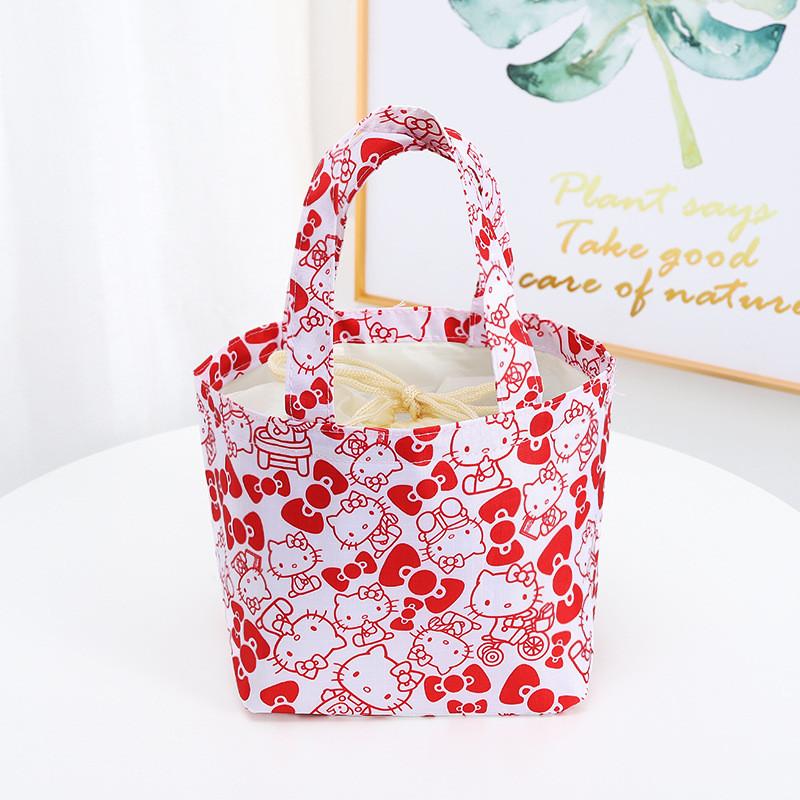 Bag Insulated Lunch With Drawstring For Outings And Picnics