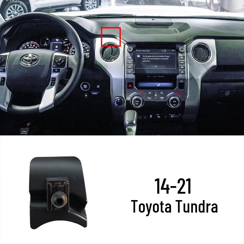 Car Phone Holder for Toyota 6th Gen Camry, Corolla, Highlander - Clip Base Accessory