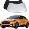 Mus-Tang  Windshield Sun Shade For Mus-Tang    2024 2025 Front Window Sunshade Sun Visor 240T Shade Blocks UV Rays Car Accessories