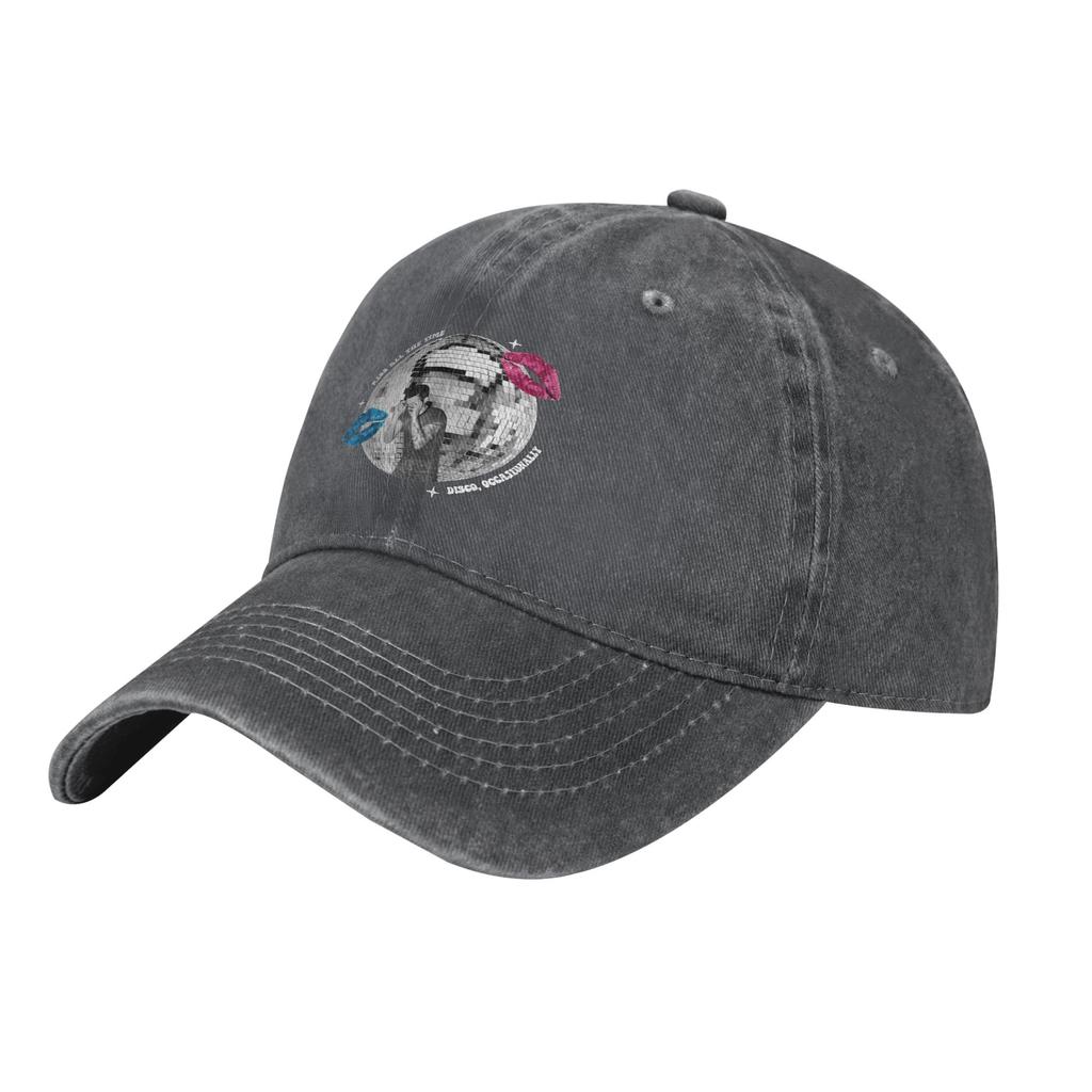 Harry Styles Kiss All The Time Disco Occasionally Baseball Cap Washed Headwear Unisex Women Outdoor Summer Adjustable Fit Caps Hat