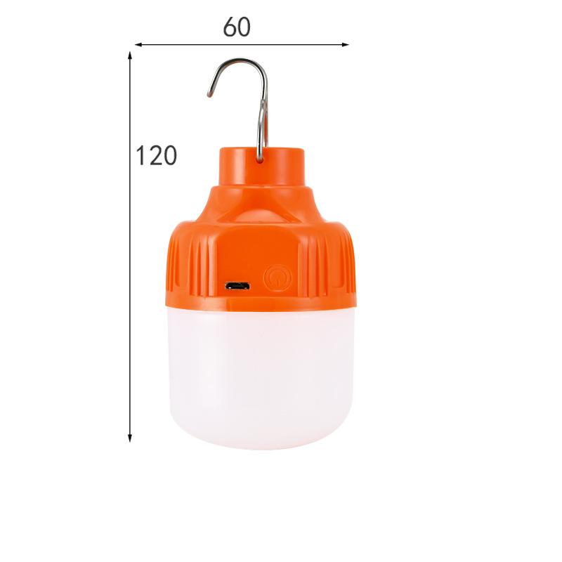 Outdoor USB Rechargeable LED Light Bulb Hook Up Camping Fishing Portable Lantern Night Lights Outdoor Emergency Lamp Bulb