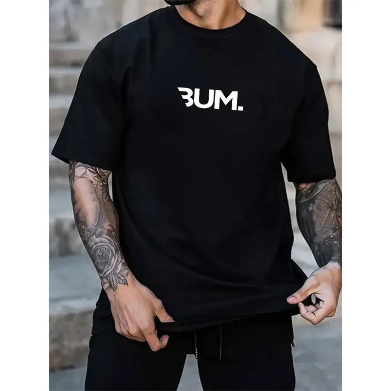 Letní tělocvična Pánské bavlněné tričko CBUM Thavage Muscular Tričko Fitness Joggers Košile z čisté bavlny CBUM Tričko s krátkým rukávem Oblečení