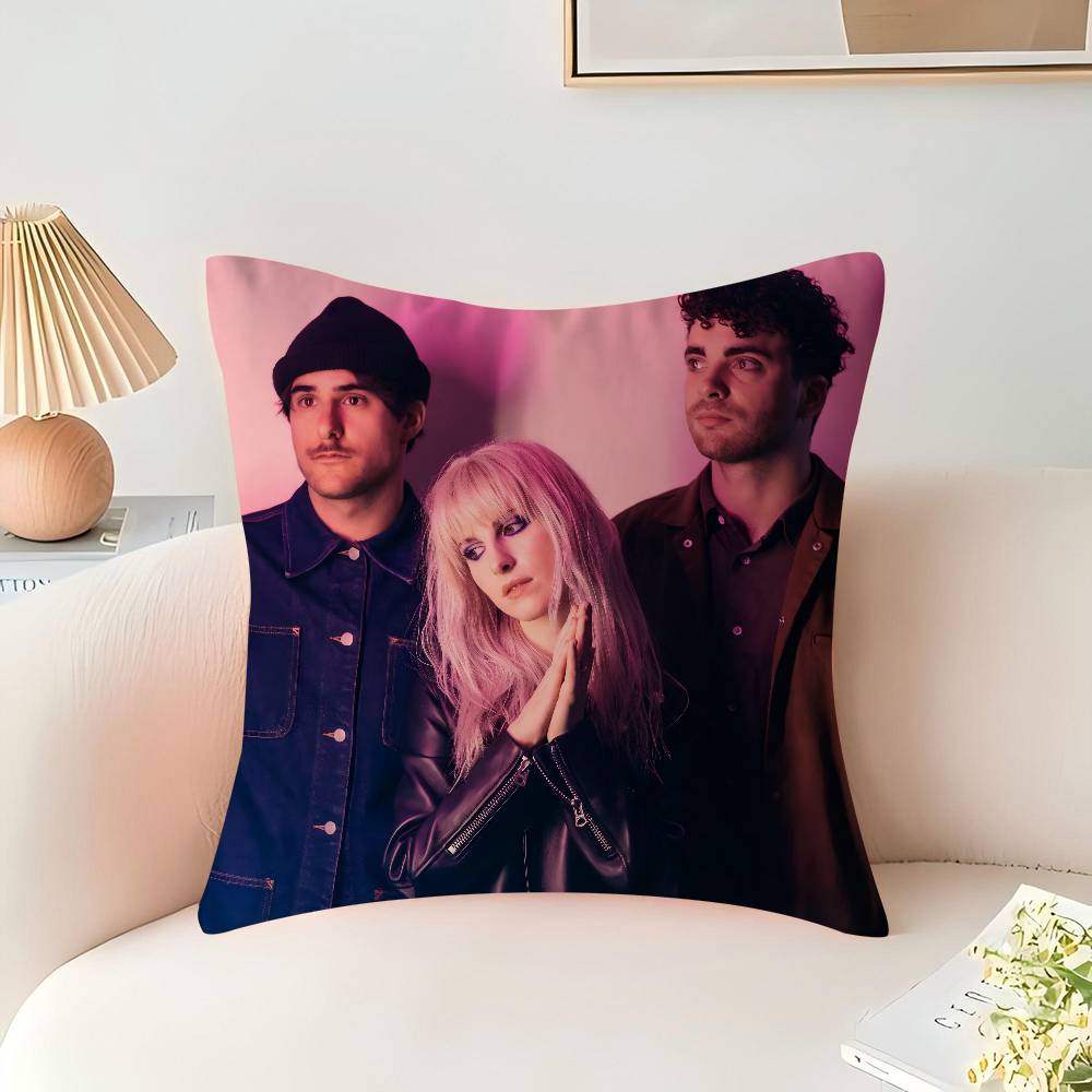 Rock Band P-Paramore Personalized Pillow Dust Cover Bedroom Kids Party Decoration Pillowcase Birthday Children Gift