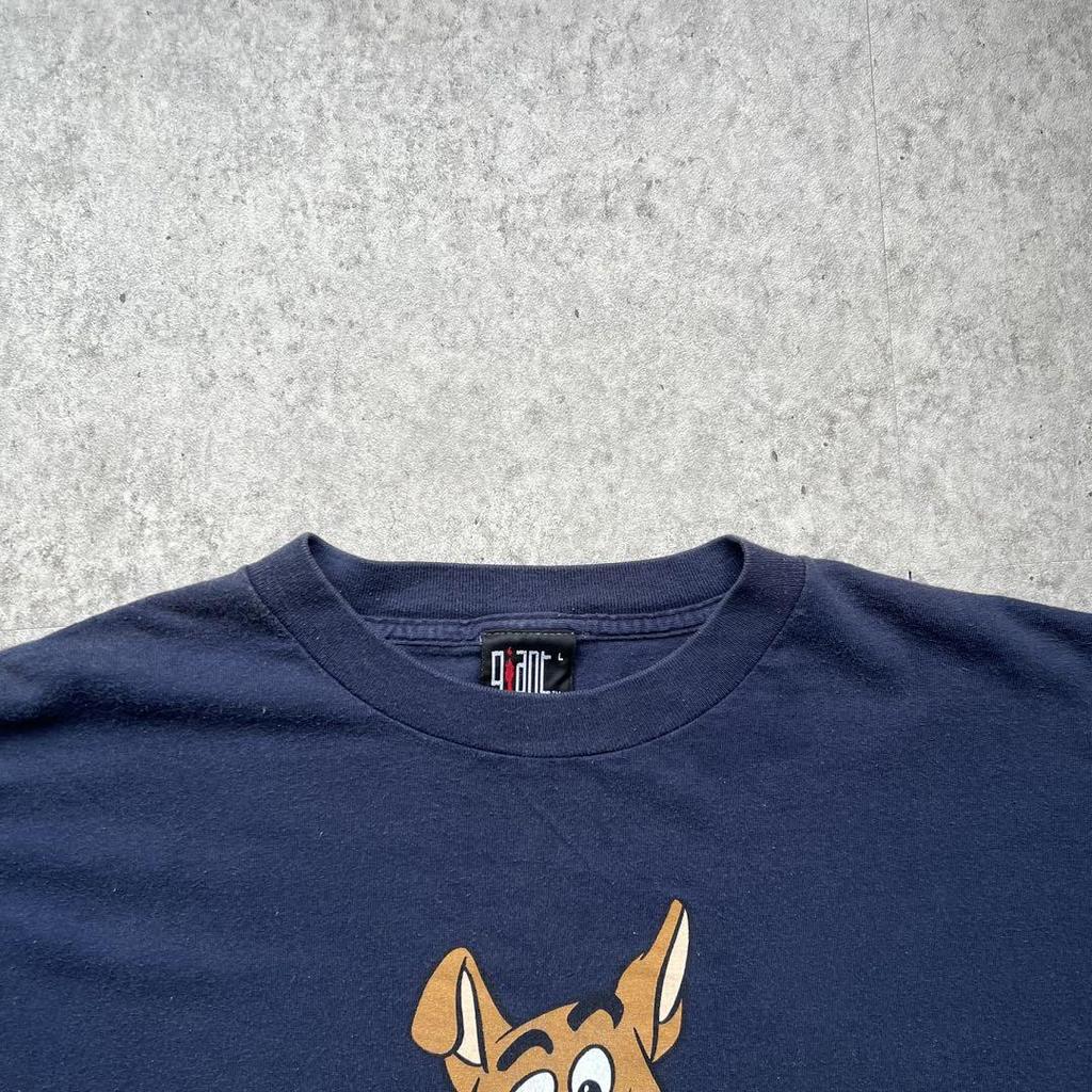 [UŻYWANY] Koszulka z lat 90. GIANT Scooby-Doo z dwustronnym nadrukiem, wyprodukowana w USA