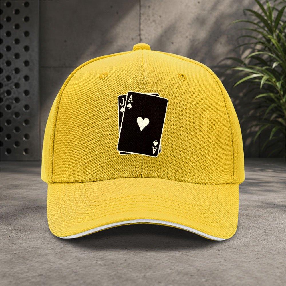 Ace of Spades  Hearts Baseball Cap  Adjustable Duckbill Hat for Unisex  Women Lightweight Unisex Casual Gift