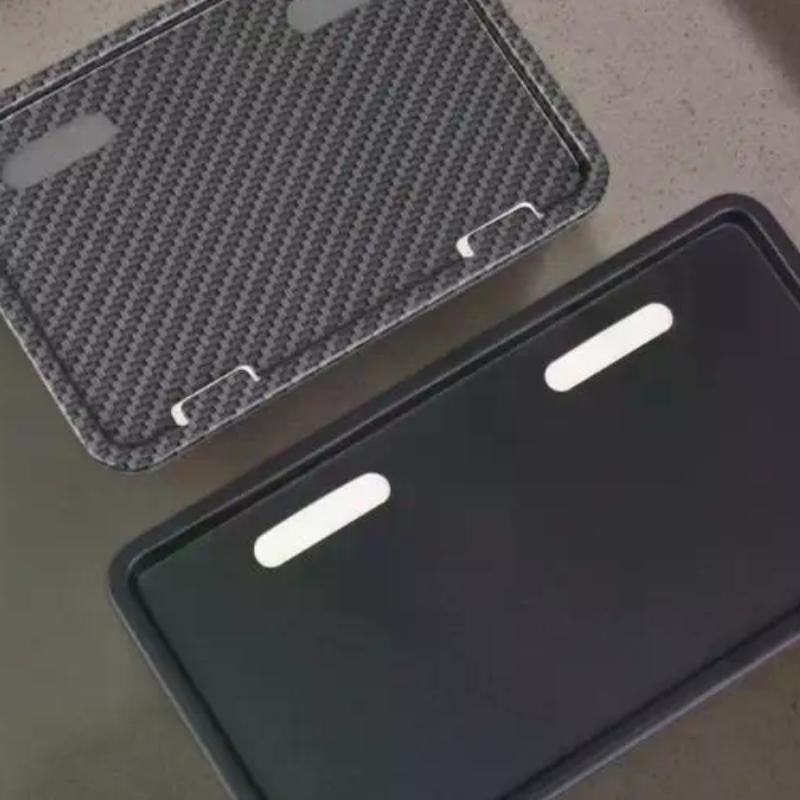 1Pcs Universal Electric Bicycle Stainless Steel License Plate Holder Frame Anti-theft Protective Cover Motorcycle License Plate