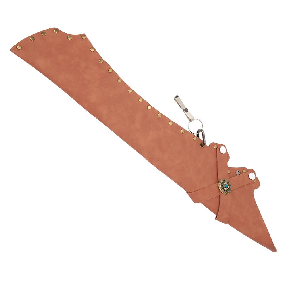 Archery Arrow Quiver Holding 20 Arrows Leather Archery Arrow Holder for Field Practice Brown