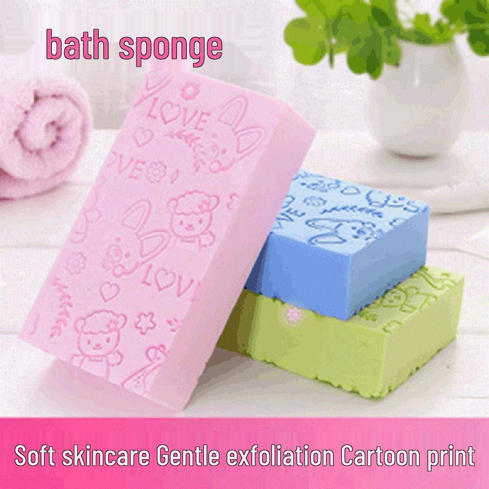 Loofah Bath Sponge: Gentle Exfoliating, Painless Back Scrubber