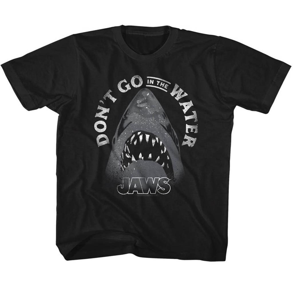 Jaws Text Arch Black Children's T-Shirt