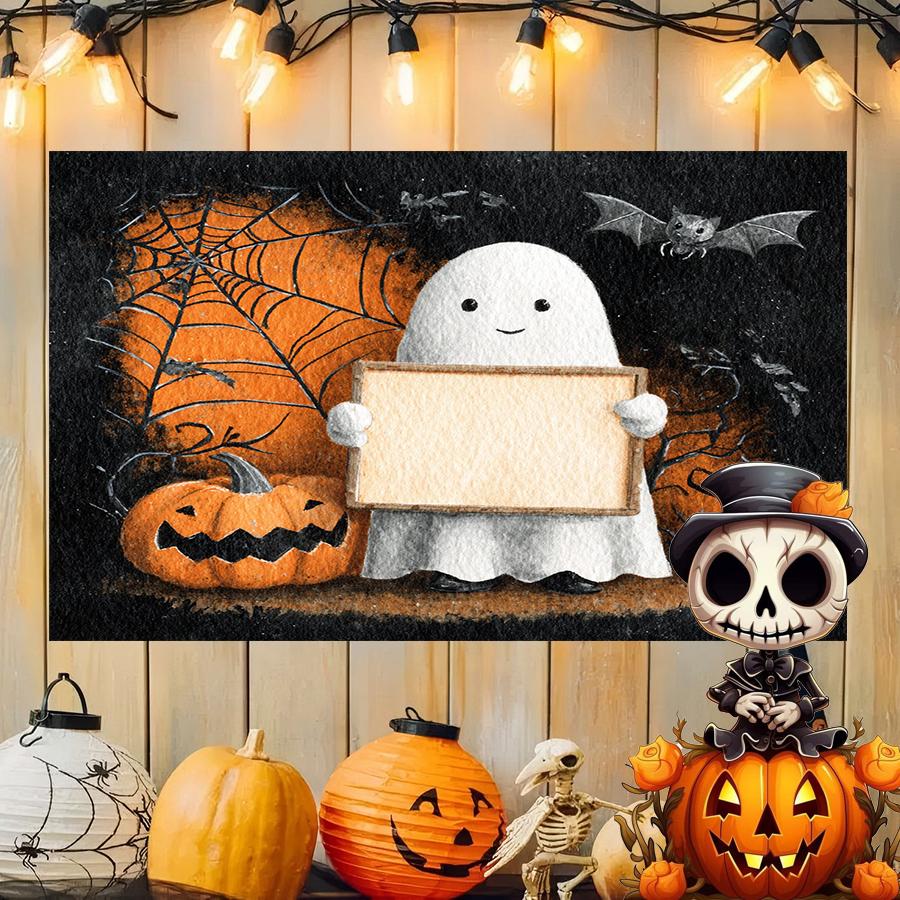 Halloween Ghost Blanket Background Cloth Hanging Cloth Bedroom Bedside Decorative Wall Cloth Rental Dormitory Tapestry