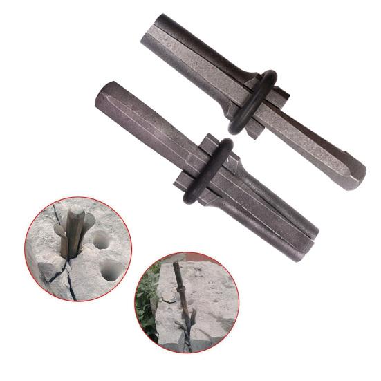 Stone Splitter Multipurpose High Hardness Plug Wedges Concrete Rock Splitter Workshop Supply