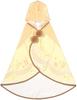 Kids' Bath Poncho with Hood, Quick-Drying, 108 X 92cm, Disney Princess Belle (Beauty and the Beast) BPO1-A
