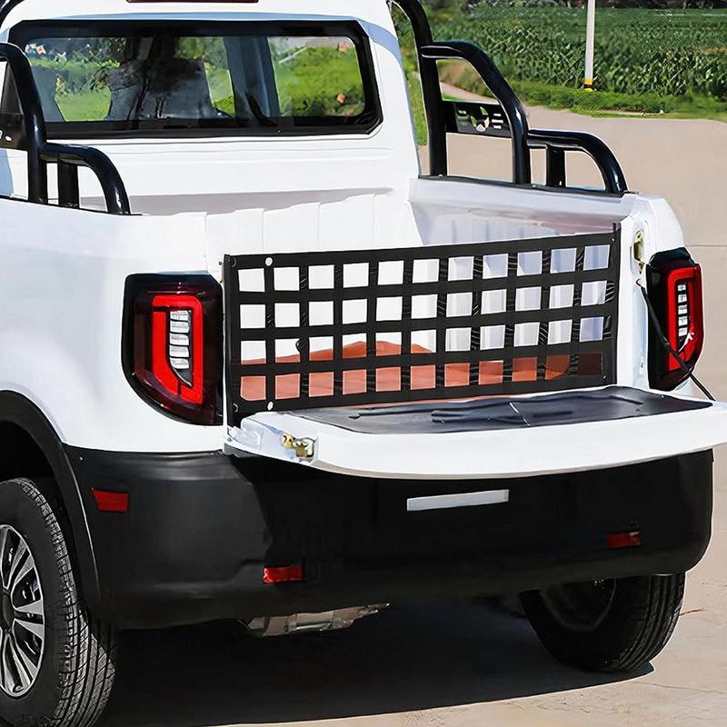 Cargo Truck Tailgate Net UV-Protected Net Cargo Mesh For Truck Tailgate Weatherproof Storage Cargo Netting With Carabiner Hooks