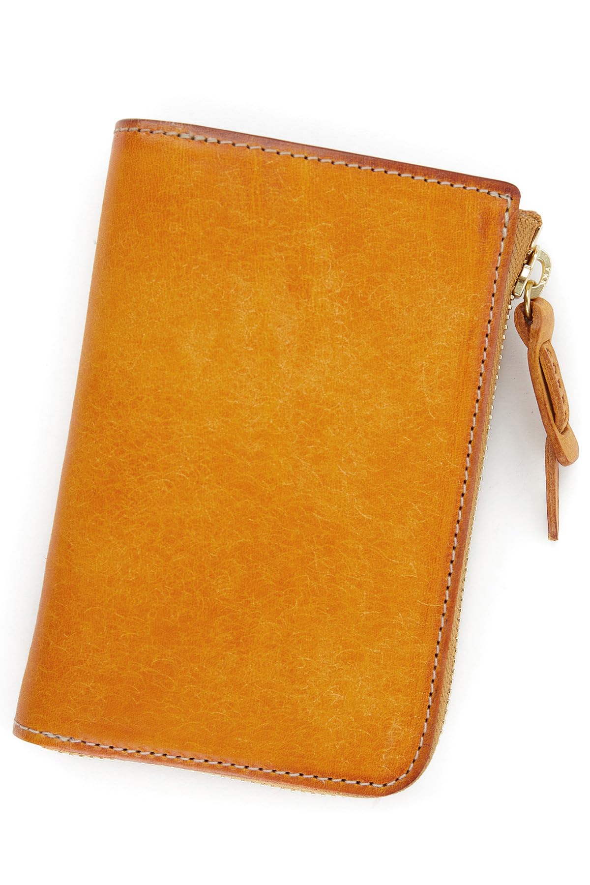 

Bifold Wallet Zipper Genuine Leather Yellow [Corbo] L-shaped CO-1LN-1707-51 жовтий
