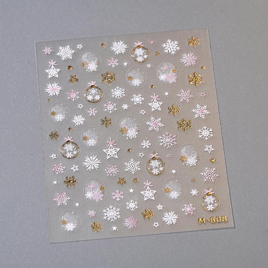 

Craft Iron Butterfly Embossed Nail Art Stickers - Series M808 Hot Stamping