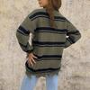 Women Warm Knitted Sweater Autumn Winter Edges Tassel Pullover Top Round Neck Oversize Sweater Sweatshirt Activewear