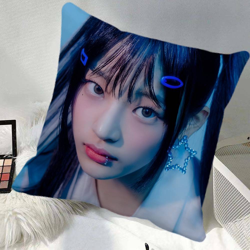 Haerin Kang Pillow Case Square Pillow Bedroom Sofa Leisure Comfort Cushion Car Home Decoration