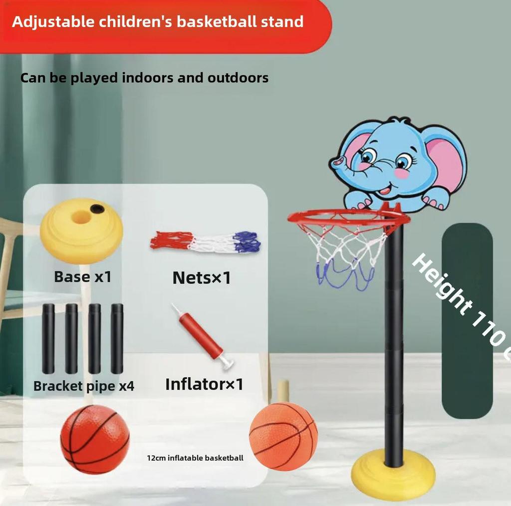 Aro de baloncesto de pared ajustable para niños y niñas