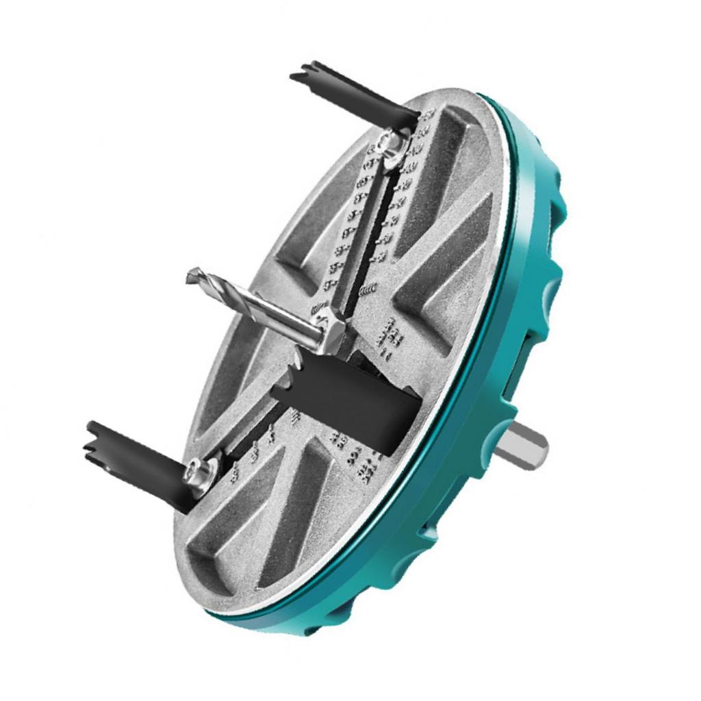 Adjustable Hole Saw Kit with 12 Blades Round Hole Opener Tool for Woodworking 1.8?5in Punching